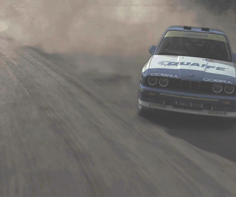 BMW E30, дрифтиращо с висока скорост на нашата писта