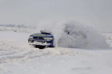 Subaru Impreza on our extreme driving track