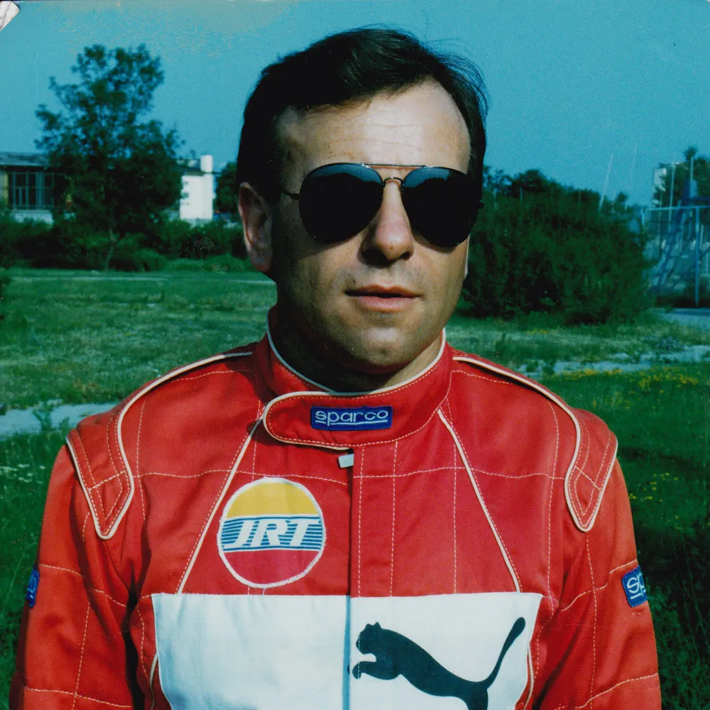 Portrait photo of Pavel Jekov at a rally event