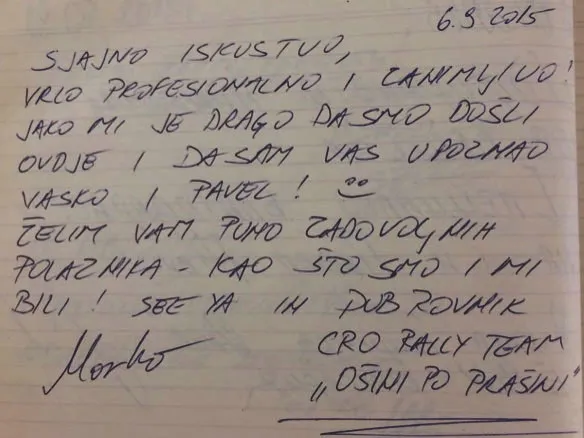 Thank-you message from our client Marko from Serbia